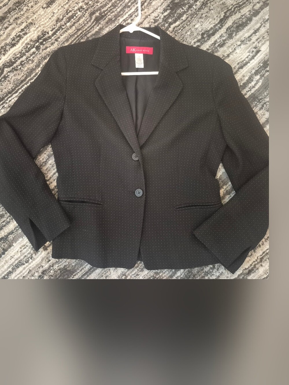 AK Anne Klein Womens 8P Blazer Black
